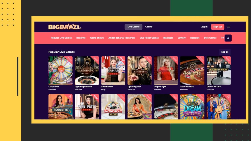How to Play Online Casino Games on Big Baazi?